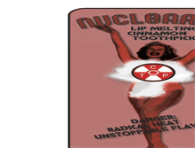 Tablet Screenshot of nucleartoothpicks.com
